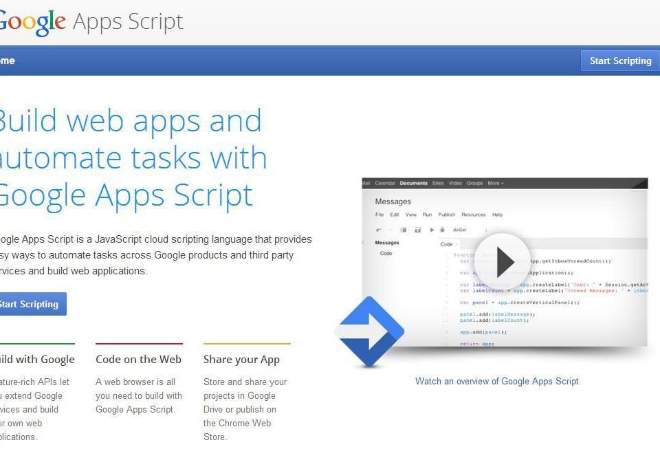 Google apps script