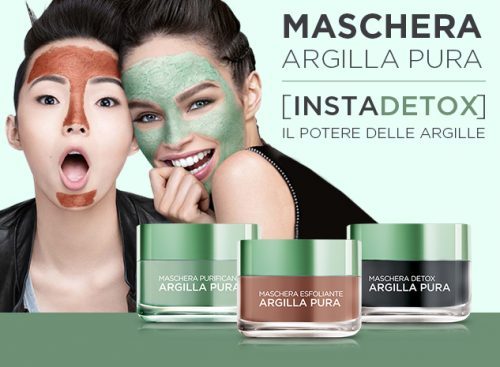 Maschera Argilla pura L'Oréal Precision marketing