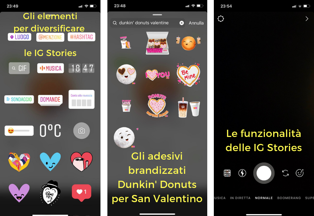 funzionalità ig stories